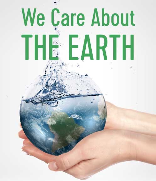 We care about the Earth